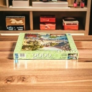 Fx Schmid Greek Harbor 2000 Piece Jigsaw Puzzle 29.5x38.5 Germany Made NIB